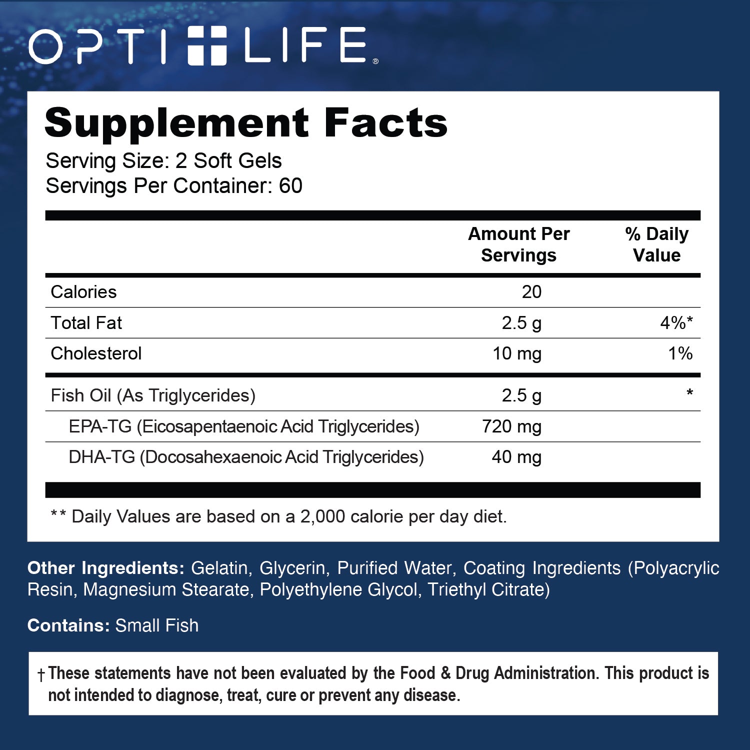 OPTI + rTG OMEGA-3